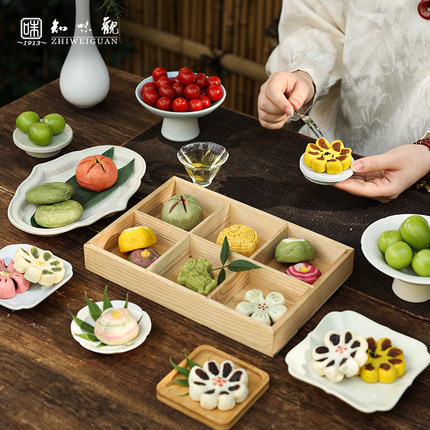 知味观绿豆糕杭州特产桂花糕桃花酥糕点老式传统美食休闲小吃零食