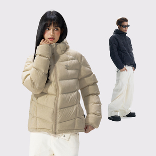 Remedy 90白鸭绒轻薄可收纳排骨羽绒服男女秋冬新款保暖连帽外套