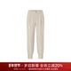 干练休闲裤 2025夏装 新款 曼德诗时尚 设计感束脚高腰纯色肌理感长裤