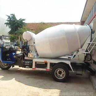 小型五轮混凝土搅拌运输车2.5方三轮水泥罐车郑州机械