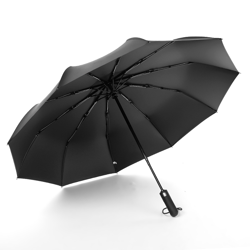全自动雨伞男女超大号防晒防紫外线三折叠晴雨两用定制logo广告伞