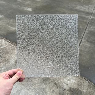 海棠花亚克力板有机玻璃透明复古中式纹理花纹板窗户隔断柜门定制