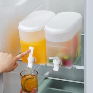 冷水壶带龙头家用放冰箱凉白开果汁果茶饮料大容量耐高温凉水壶