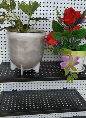 7YX洞洞板专用挂钩层板孔板配件可超市家用厨房收纳精品摆放