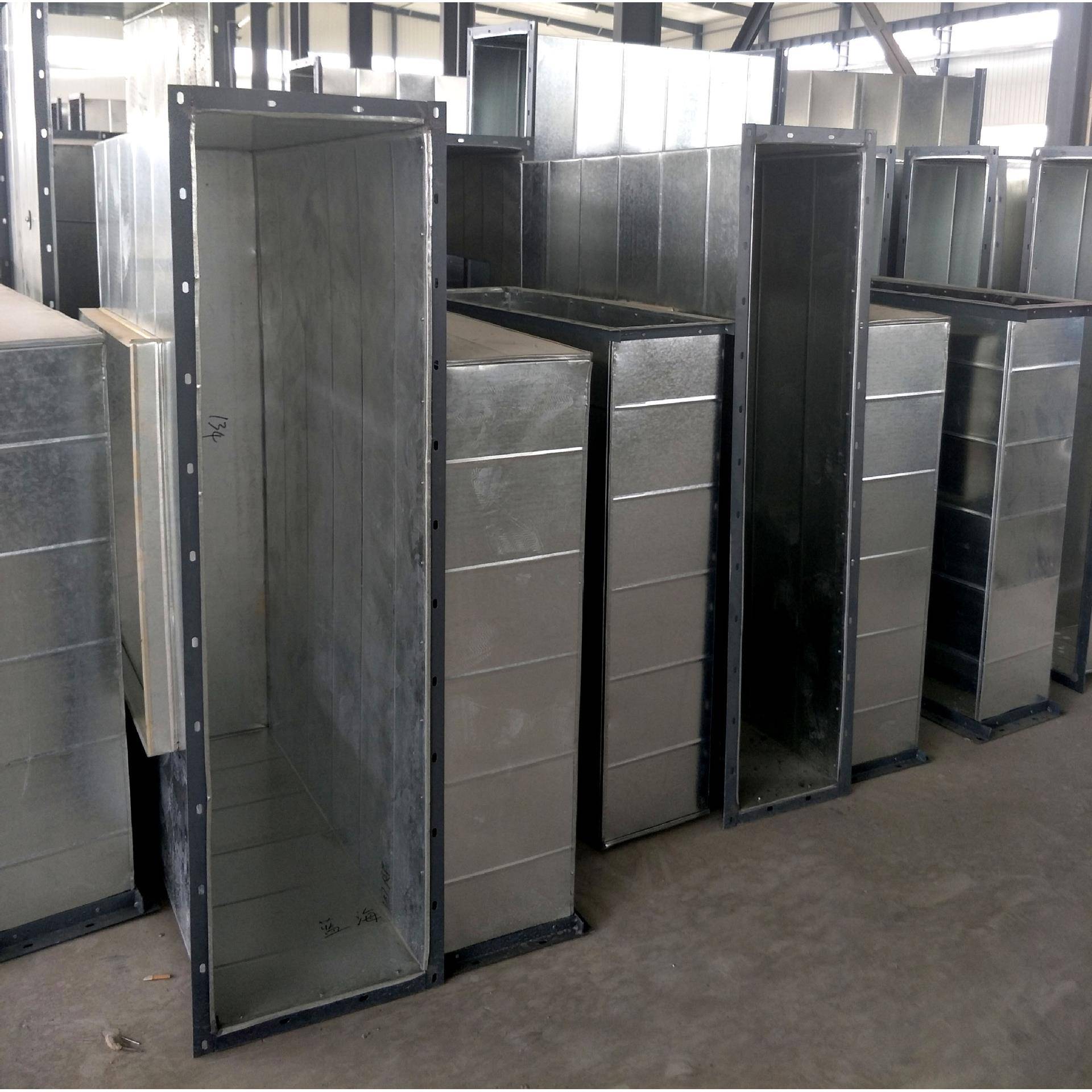 镀锌铁皮风管多少钱一平0.5-1.2mm镀锌风管不锈钢保温空调通风管