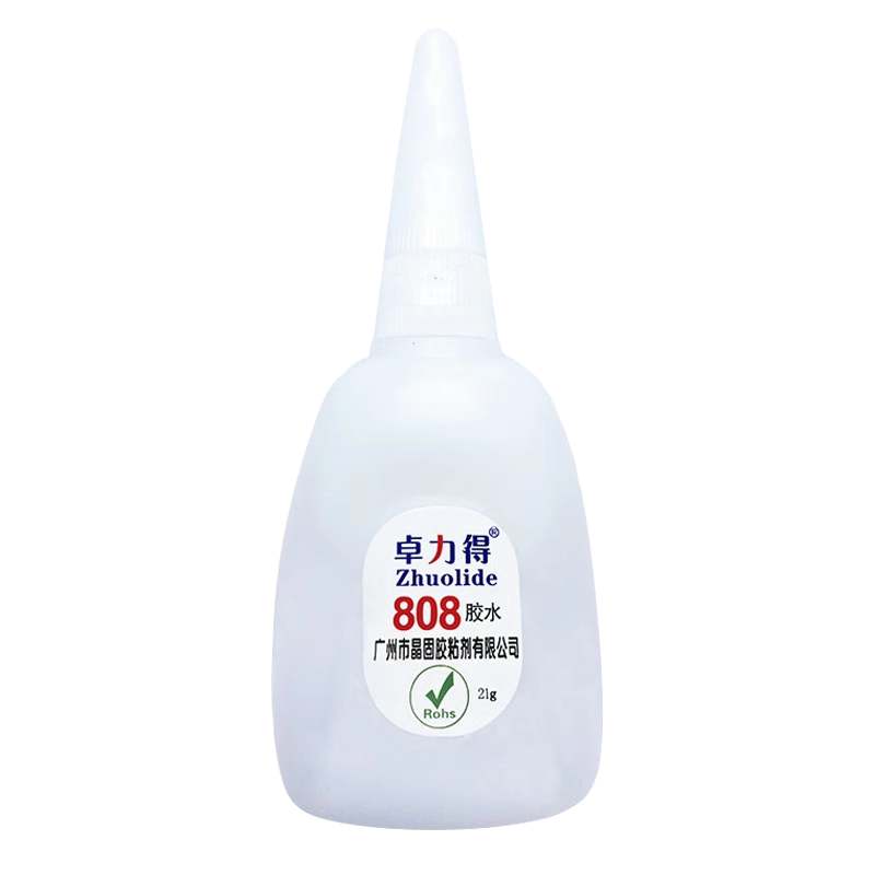 速干胶水进口505瞬间强力胶卓力得808快干胶塑料金属木材工艺品DIY专用快干透明万能胶低白化胶502胶粘剂透明