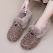 棉鞋 意迪森老北京布鞋 防滑一脚蹬中老年妈妈鞋 老太太冬鞋 冬季 新款