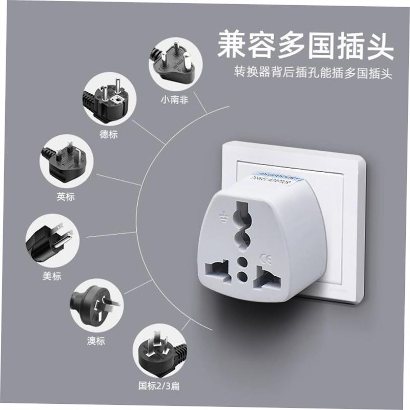 KR EU Pleug Power Adapter Socket AU China CN US To EU Euro A