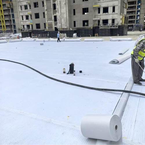 EZEYD14P高分子防护排水异型库片自粘工布车顶板虹土吸排水板