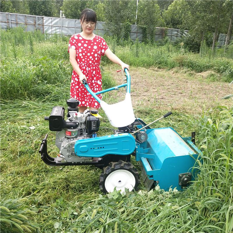 新型园割草机园走林打草碎草IFJ粉碎一体机草多功能自行碎还田果