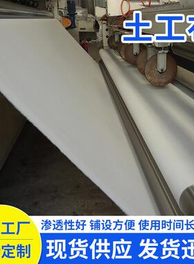 土工布毛毡路公路梁养道VLF护无纺布白色加厚透水过滤长丝桥工土