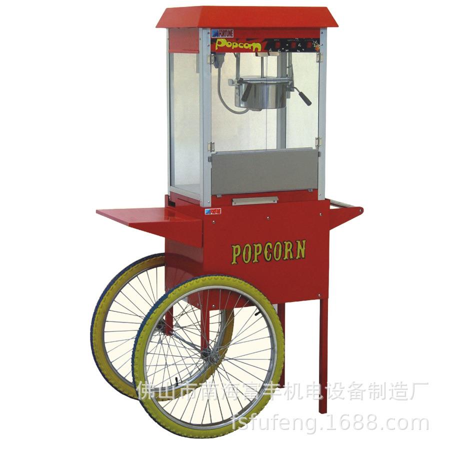 PO-CB爆谷机连手推车爆玉米炒花生米爆米花机