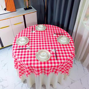 加厚50张100塑料一次性桌布大排档地摊火锅正方桌台布圆桌面布