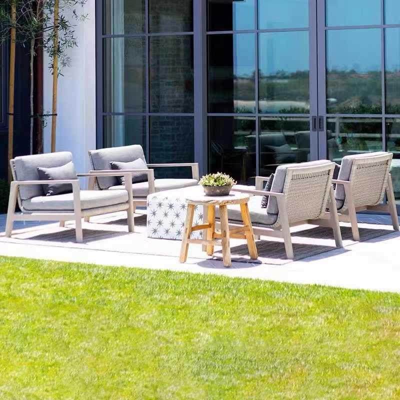 户外沙发休闲柚木藤编家具露天室外酒店庭院休闲茶几组合实木藤椅,住宅家具,户外沙发,淘宝优惠券,粉丝福利购,淘宝优惠卷