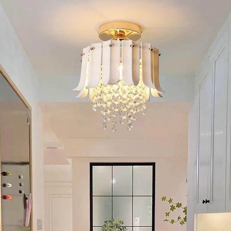 法式复古床头吊灯现代简约过道卧室床头网红玄关吧台衣帽间小吊灯,家装灯饰光源,智能吊灯,淘宝优惠券,粉丝福利购,淘宝优惠卷