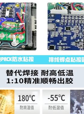 蓝色高强度磁铁金属铝材塑料PVC粘接胶水丙烯酸焊接AB胶耐腐蚀