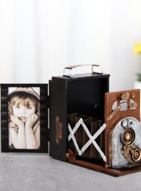 复古仿真老式照相机模型怀旧老物件摆设橱窗陈列道具装饰品摆件