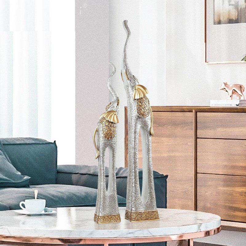 艺术抽象大象欧式创意复古装饰品电视柜橱窗吧台摆件工艺品象摆件,家居饰品,装饰摆件,淘宝优惠券,粉丝福利购,淘宝优惠卷