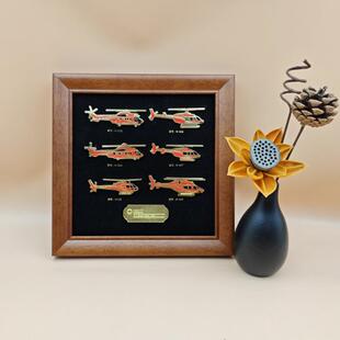 白木徽章相框收纳别针胸章像章纪念章画框勋章镜框礼品工艺品