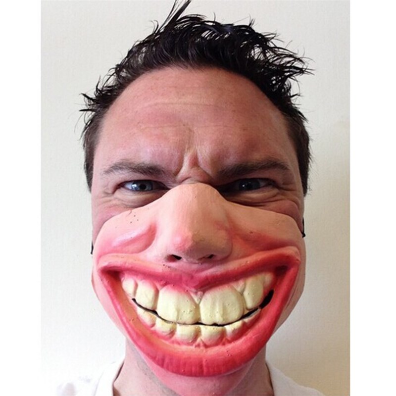 Big Teeth Latex Mask for Movie Fancy NDress Fool's day