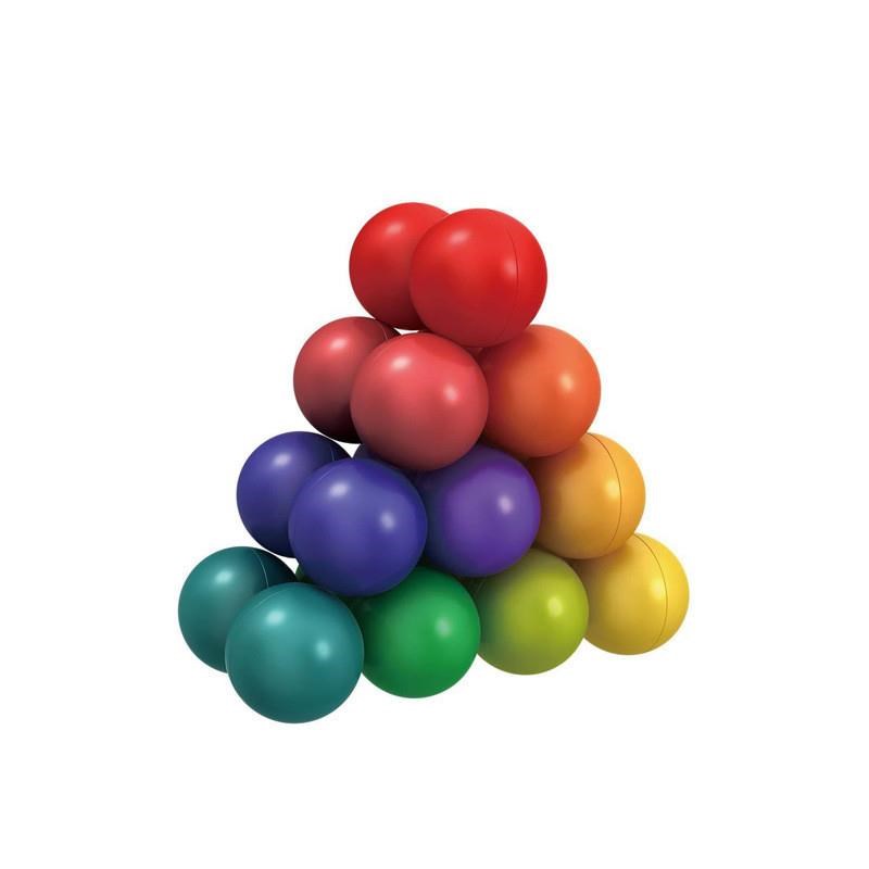 Rainbow Rotation Puzzle Building Block Goal FidgeXt Ball魔方