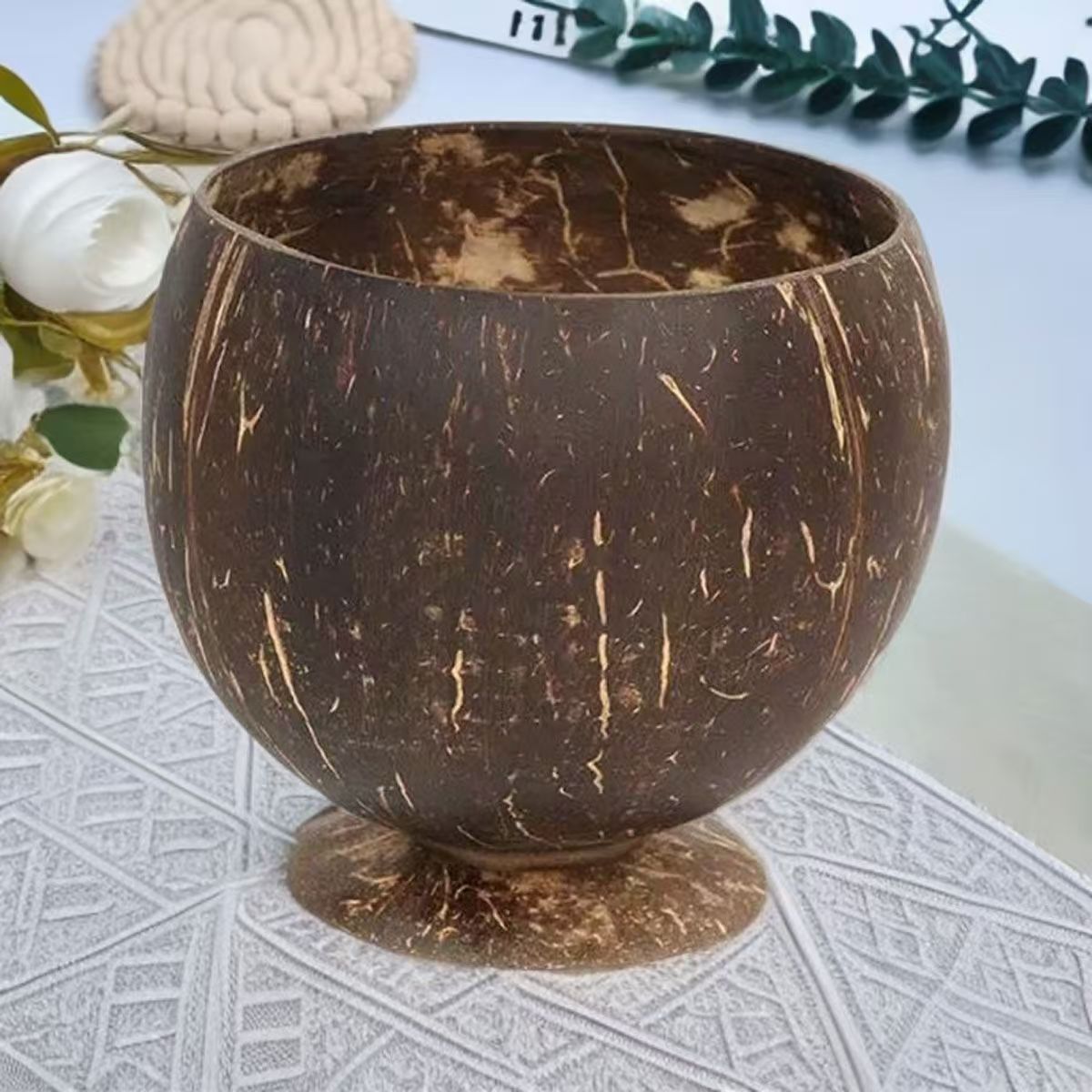 越海南正宗椰子碗大肚碗汤碗家居