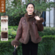 JIANGNAN STORY 江南故事咖色高级真狐狸毛90绒外套妈妈羽绒服冬