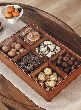 2025新款春节过年家居装饰品摆件酒柜客厅茶几果盘乔迁礼物干果盒