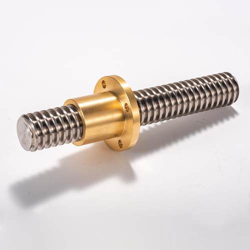 t16丝杠304不锈钢梯形丝杆丝杠螺母升降传动螺杆T16导程348