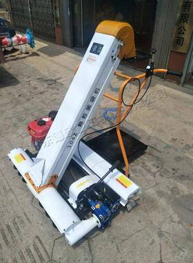 粮食收汽YUC购站谷推物装袋机 动力手式收谷机 绞龙式小麦收袋油