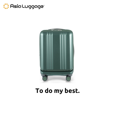 Asia Luggage日本双开扩容电脑袋静音刹车万向轮日系行李箱