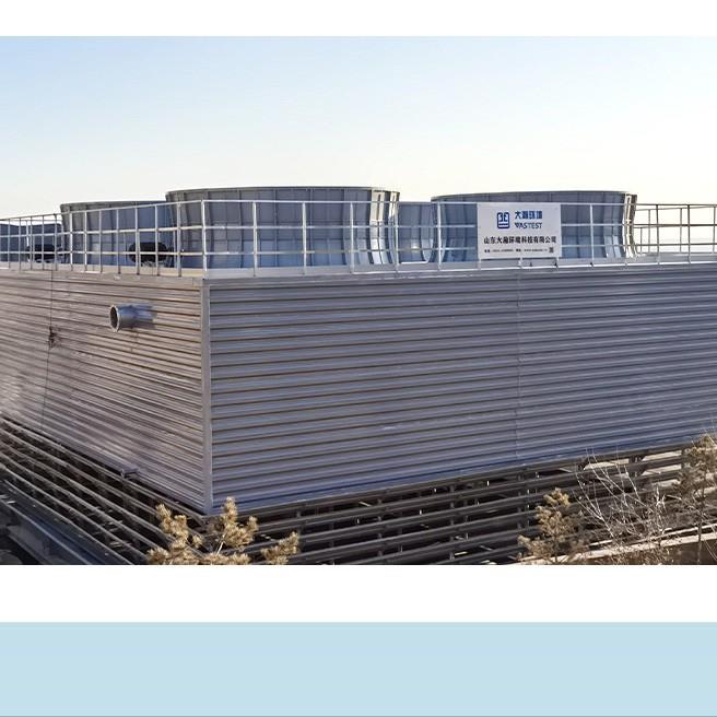 方形横流冷却塔200吨循环水水塔40T中频炉反应釜玻璃钢凉水塔开式