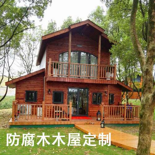 户外网红防腐木屋江浙承接工程民宿别墅景区休闲农家乐庭院轻奢