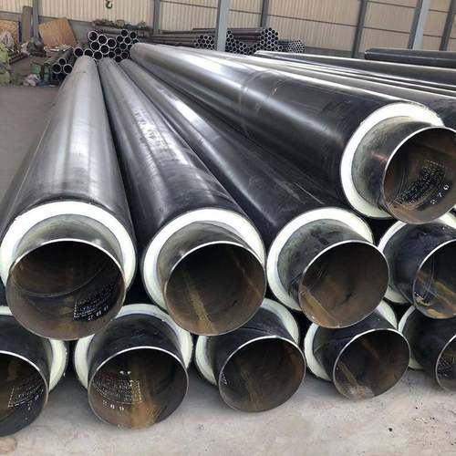 聚氨酯预制直埋发泡式保温钢管热力保温管道聚氨脂发泡保温管