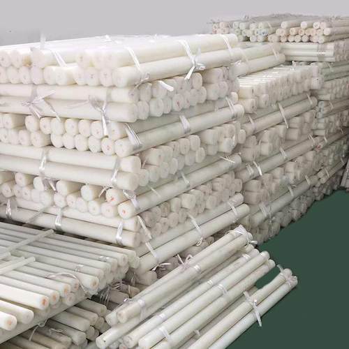 实心尼龙棒MC浇铸尼龙棒白色米黄色塑料棒材尼龙管