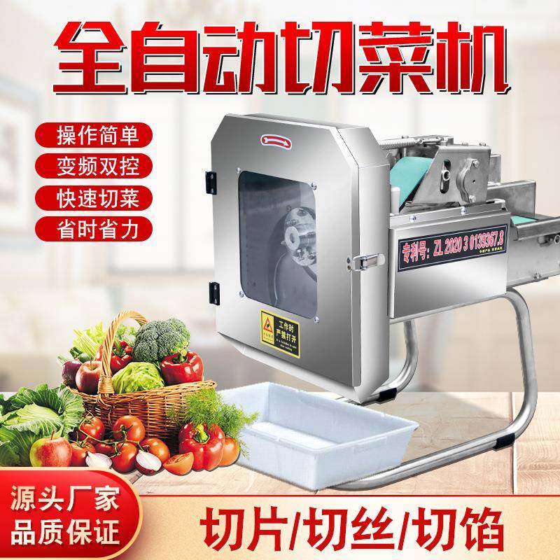 切菜机台式全自动商用家用多功能切片切丝制馅不锈钢大产量神器