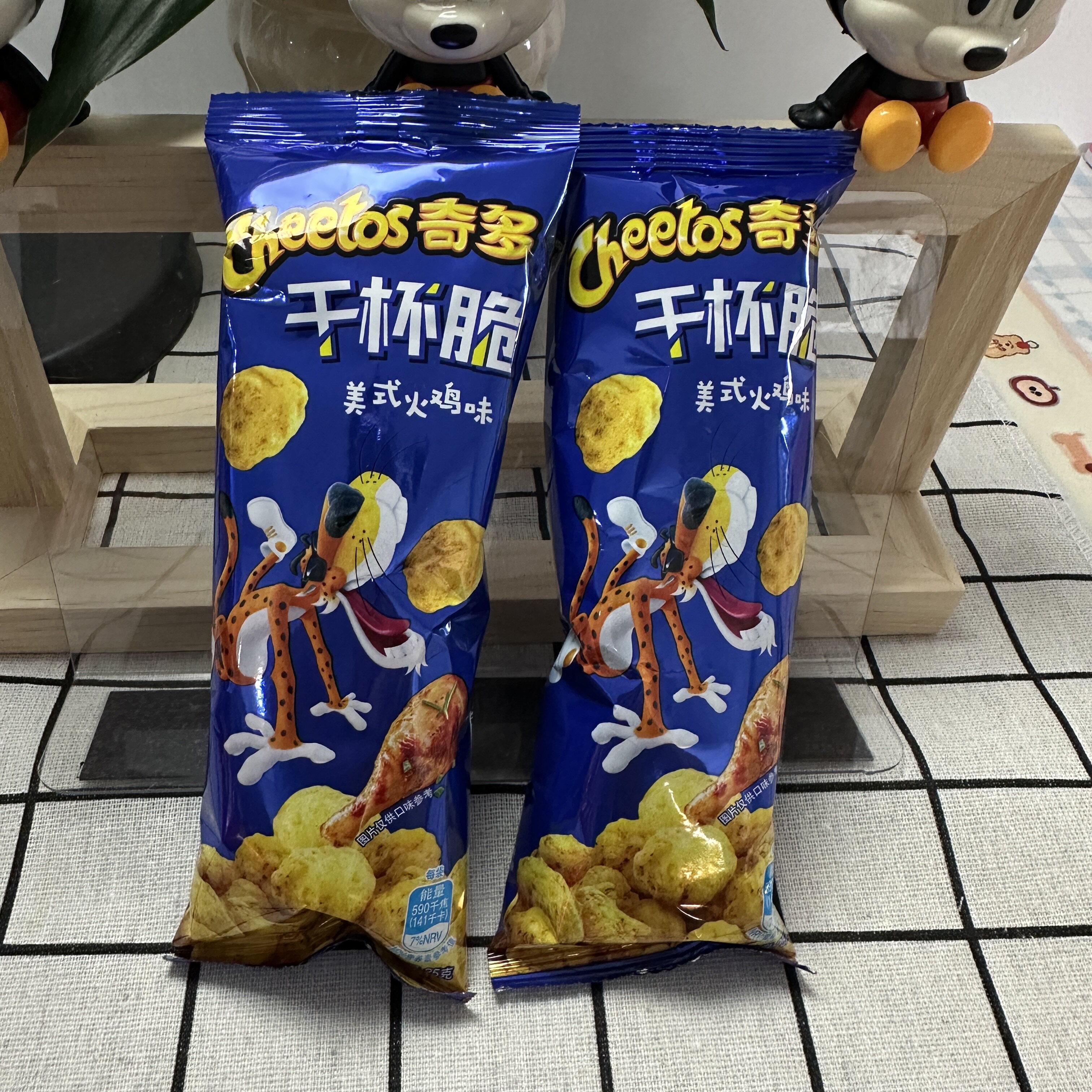 【严选】百事奇多干杯脆粟米棒日式牛排美式火鸡味膨化薯条小零食