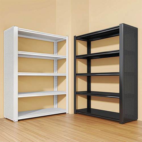 家用置物架多层收纳架客厅书架杂物间整理架地下室储物架落地货架