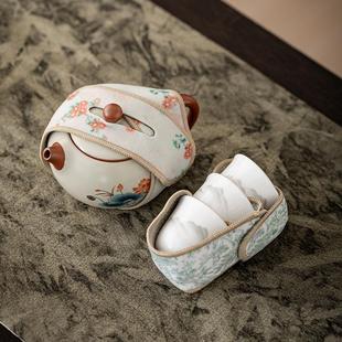 盖碗保护条魔术贴户外紫砂茶壶茶杯主人杯收纳保护防磕碰茶具配件