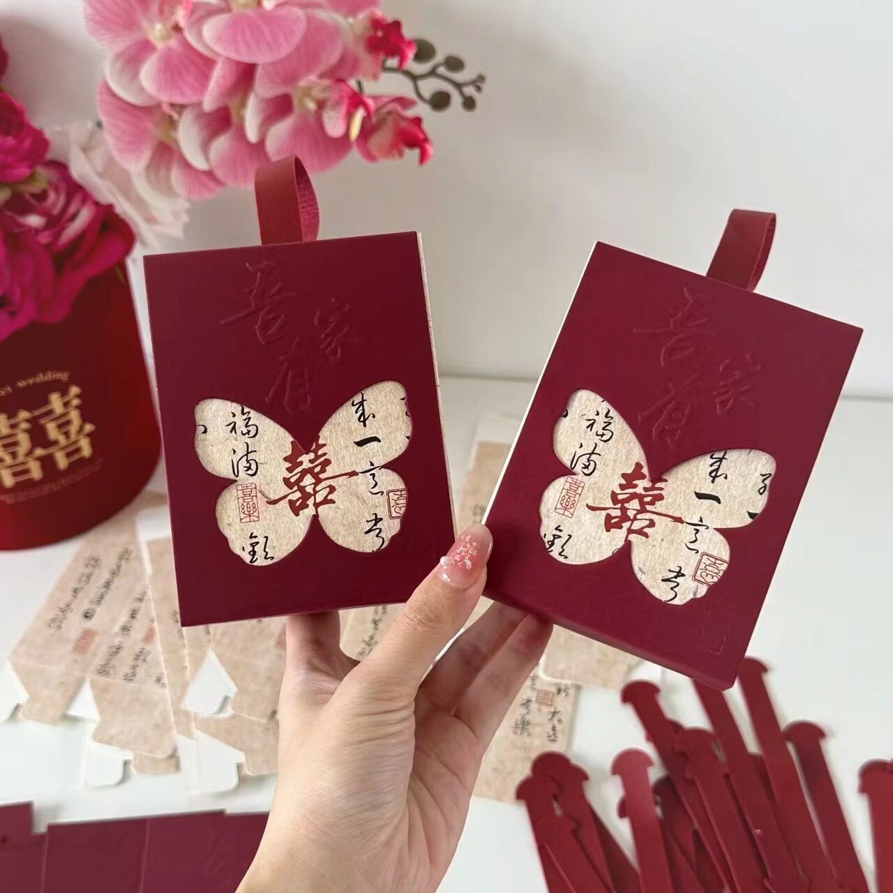 喜糖盒新款婚礼订婚礼盒糖盒结婚喜糖空盒子袋子中式高级感包装盒