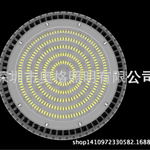 UFO工矿灯led厂房灯车间仓库停车场工业照明100W150W天棚灯E40