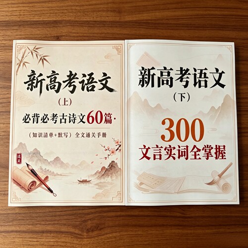新高考语文必背必考古诗文60篇（知识清单+默写）掌握300文言实词