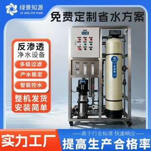工业反渗透纯水设备 304不锈钢全自动带碳滤 食品厂实验室适用