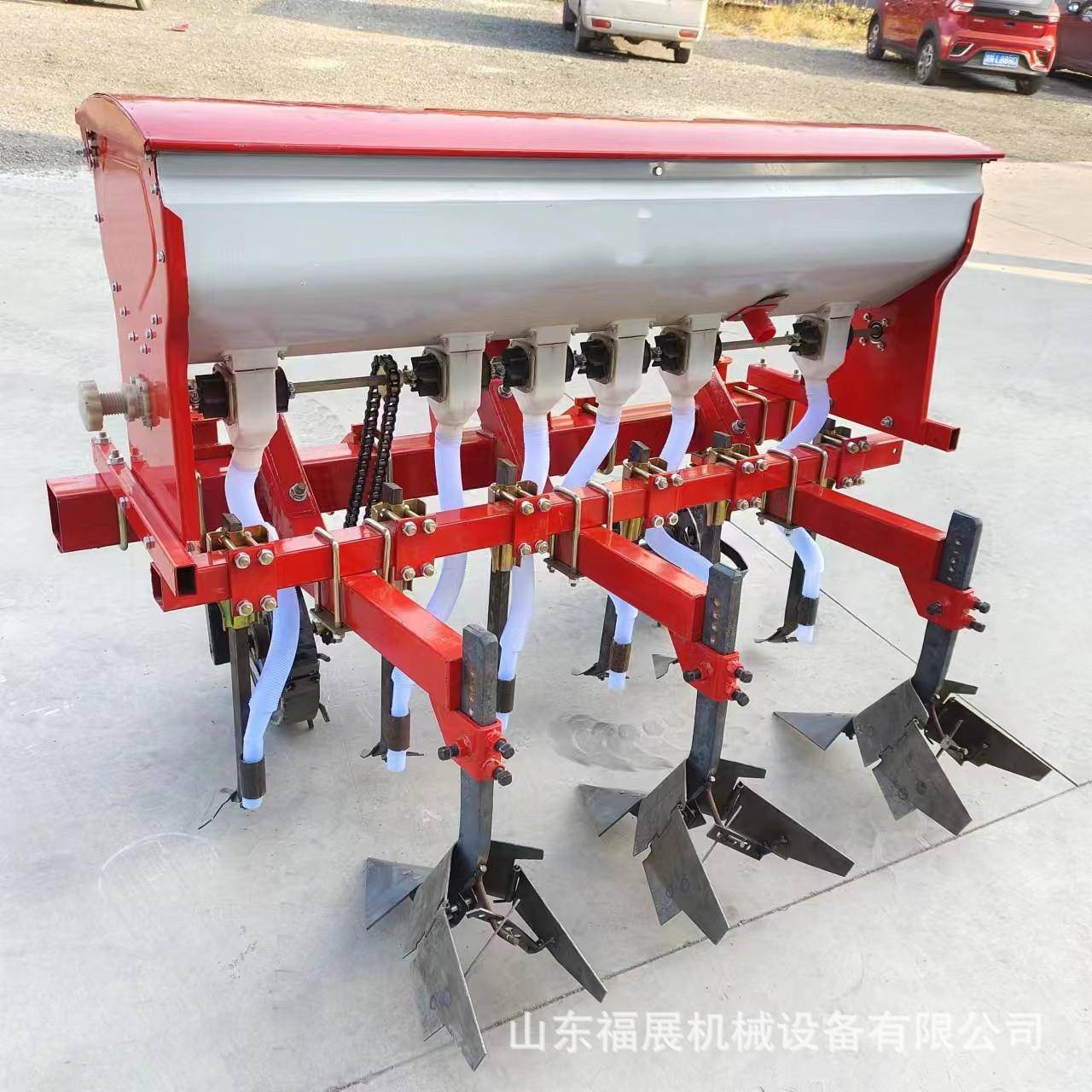 玉米花生播种机玉米谷子铺膜施肥播种机四轮拖拉机带黄豆播种机