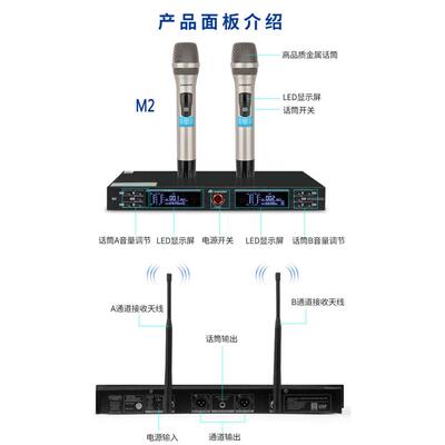 InAndOn M2无线麦克风家用话筒雷音王爵