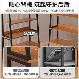 多层置物架落地收纳架带柜门储物展示架子家用柜子便利店商超货架