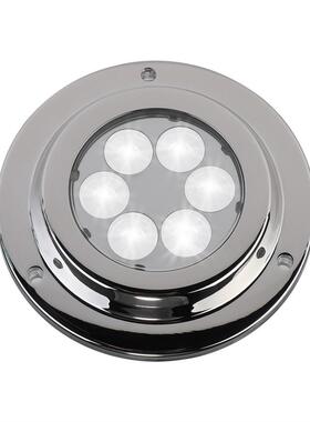 D游艇w灯灯不锈钢LE水底灯白光underatE019018e船rlight不锈钢316