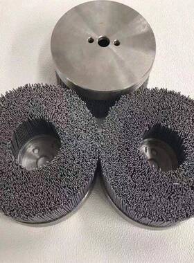 磨料丝车抛浇刺注刷平面研磨圆盘刷汽零部件KMY去毛端光面刷