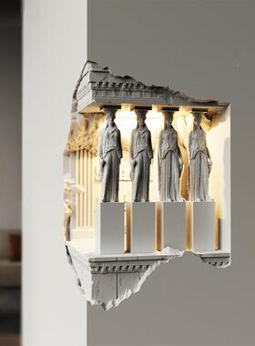 意大欧式古典复利古嵌式石膏灯客厅入SDDS-166卧室走廊墙过道角感