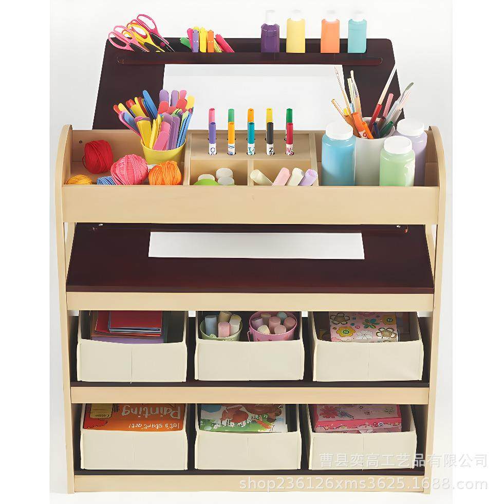 绘画桌收纳幼儿园早教儿童美室工CQJ子作台术纯甄木柜语美工台储,机械设备,其他机械设备,淘宝优惠券,粉丝福利购,淘宝优惠卷